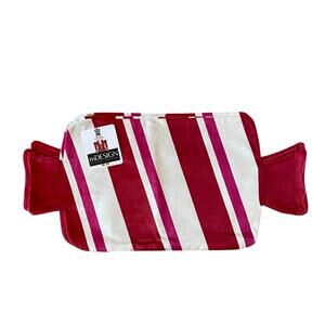Velvet Peppermint Candy Christmas Placemats 13x19 Holiday Red White Pink New
